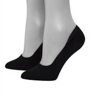 Hanes Black No-Show Socks 2 sets